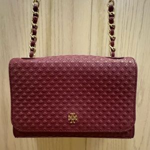Tory Burch Marion Quilted Shrunken Shoulder Bag